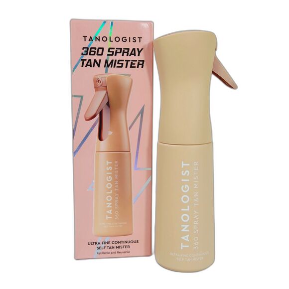Tanologist 360 Ultra-Fine Continuous Spray Tan Mister Refillable Reusable Bottle - Picture 1 of 2